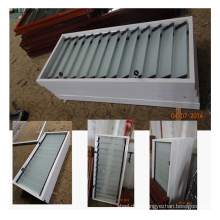 Cheap price foshan manufacturer frosted glass louver window